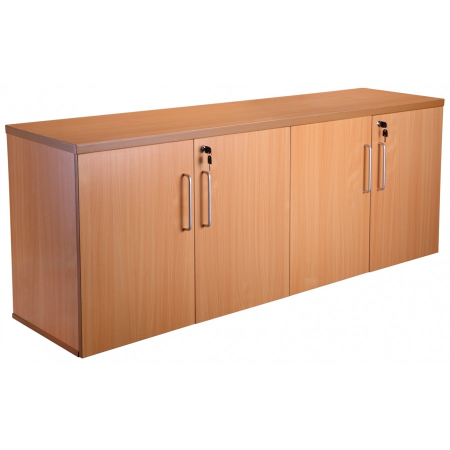 Four Door Credenza with Shelves